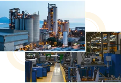 Rubber Xperts manufacturing facility with industrial plant and rubber production machinery