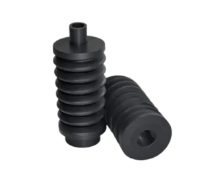 rubber bellows in cylindrical shape for machinery and sealing protection