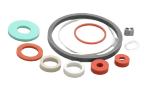 silicone rubber parts for sealing and insulation applications