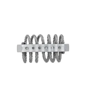 wire rope isolators providing heavy-duty vibration isolation for machinery