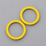 2 Yellow Rubber O-Rings