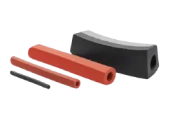 Viton rubber extrusions for chemical-resistant sealing