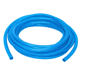 blue silicone dairy tubing for food and beverage applications