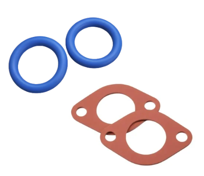 A Rubber O-Ring and a Rubber Gasket.