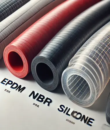 Materials used in manufacturing rubber hoses