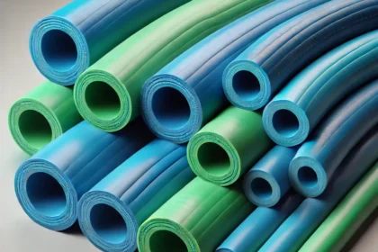 Various types of rubber hoses