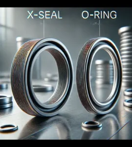 Difference between x-seal and o-ring.