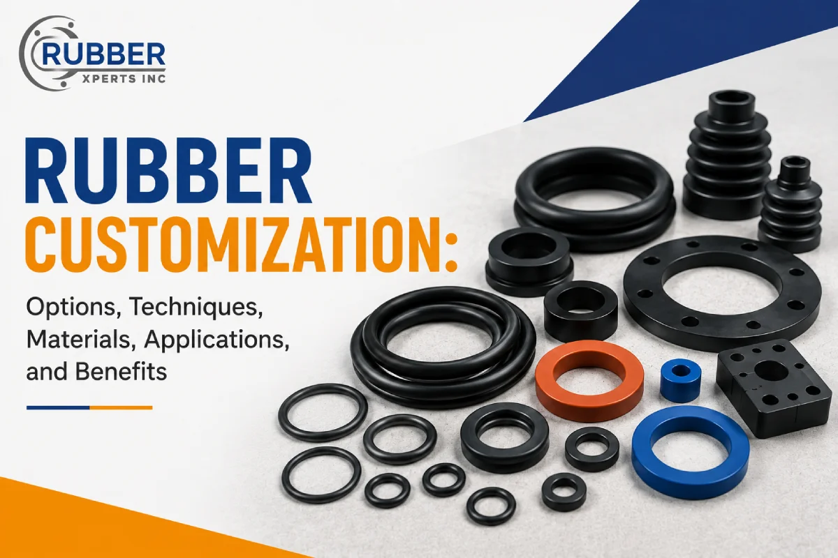 Rubber customization with custom O-rings, seals, gaskets, and rubber components