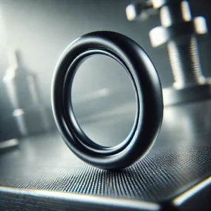 Close-up of a rubber O-ring seal illustrating its structure, purpose, and usage in sealing applications.