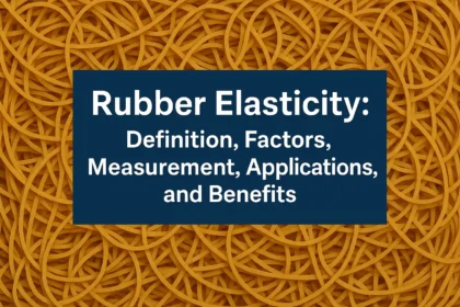 Rubber elasticity for flexibility and performance