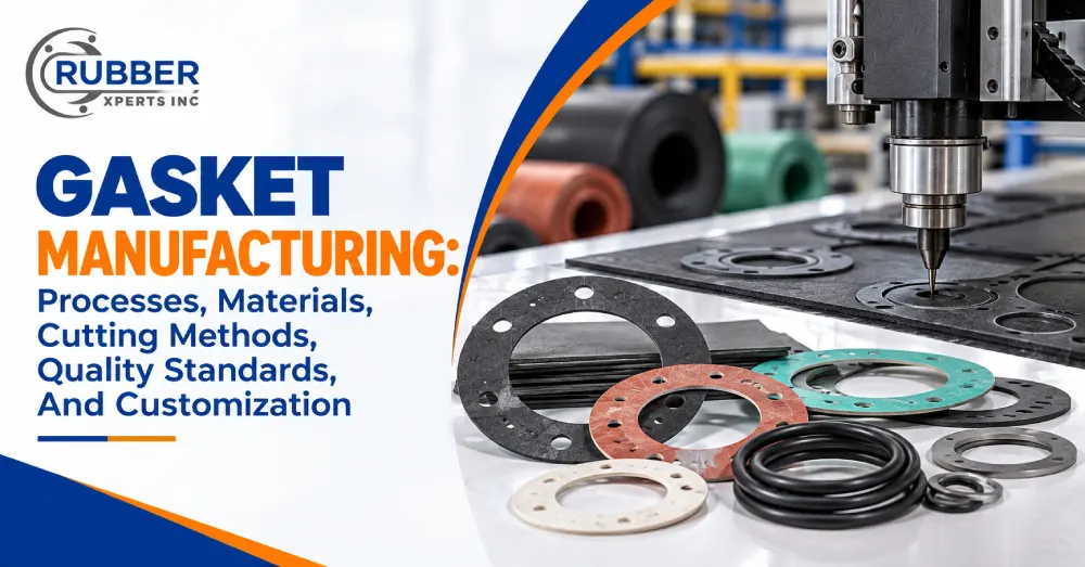 Gasket manufacturing process with precision cutting, materials, and custom industrial gaskets