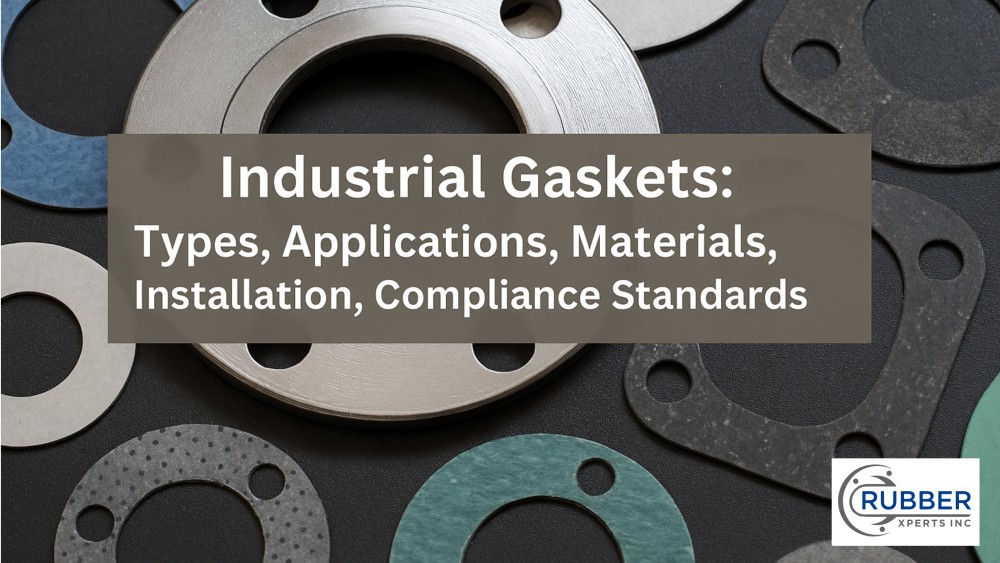 Overview of industrial gaskets including types, applications, materials, installation methods, and compliance standards