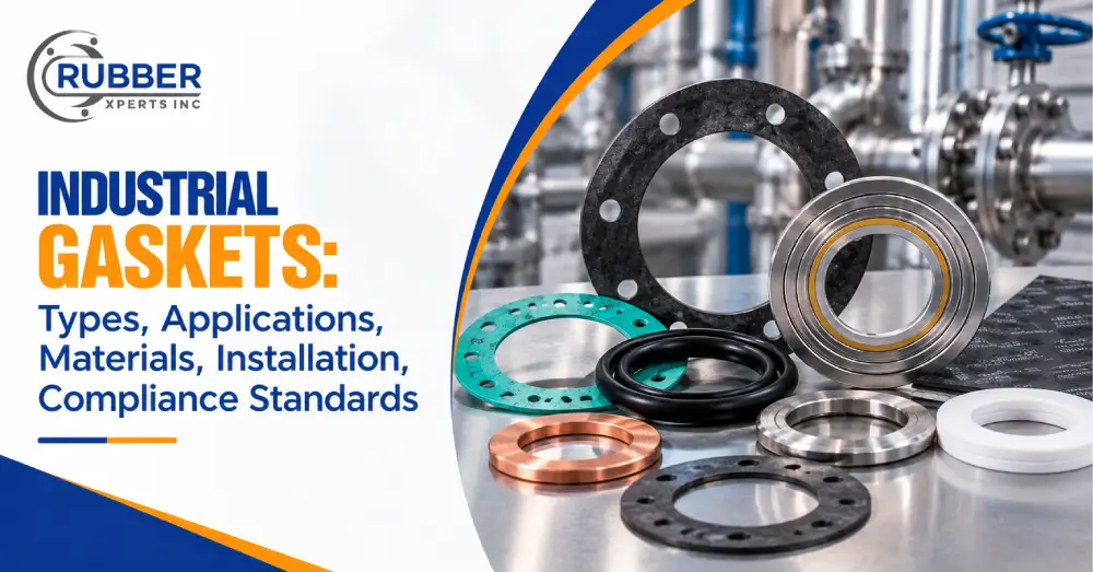 Industrial gaskets in different materials for industrial sealing applications