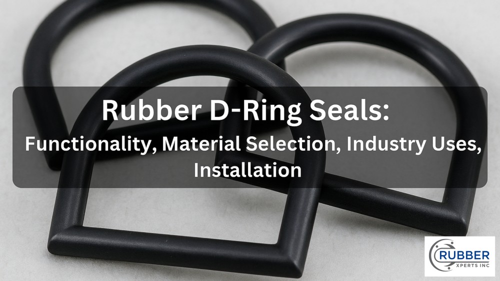 Overview of rubber D-ring seals including functionality, material selection, industry uses, and installation techniques