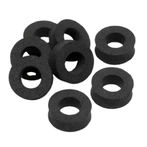 Closed-cell EPDM gaskets with sealed structure for water, air, and weather-resistant sealing