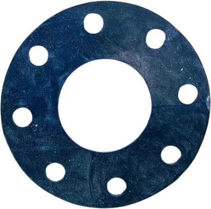 Elastomer die cut gasket for flexible sealing and vibration damping