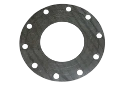 Non metallic soft flange gasket for low pressure systems