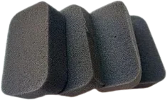 Sponge die cut gasket for moisture resistance and compression recovery