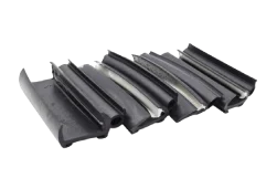 Glazing gaskets engineered to secure glass panels while allowing thermal movement