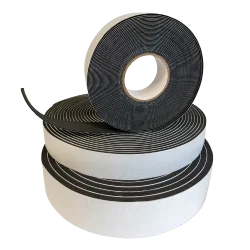 Closed cell foam gaskets providing moisture resistant sealing for outdoor enclosures and HVAC panels