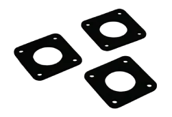Custom foam gaskets designed for cushioning vibration damping and gap filling in panels