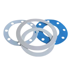 Custom PTFE gaskets providing chemically inert sealing for aggressive media and high purity applications