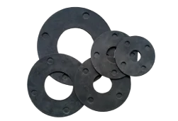 Custom rubber gaskets providing flexible durable sealing for industrial machinery and enclosures