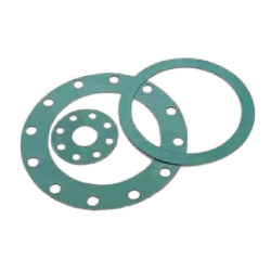Flat pipe gasket used between flanges for uniform sealing in water and HVAC piping systems