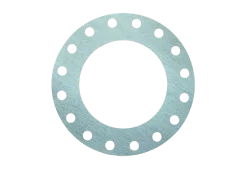 Full face pipe gasket for complete flange coverage and vibration control