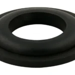 Molded rubber drain gaskets engineered for precise fit and long term leak protection