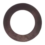 Compressed nitrile fiber gasket for oil and fuel resistance