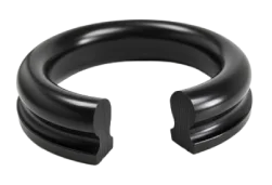Rubber pipe gasket for flexible sealing and vibration absorption