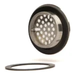 Shower drain gasket preventing water leakage and odor escape in bathroom drainage