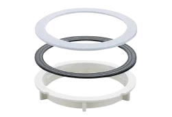 Silicone drain gaskets designed for high temperature stability and hygienic drainage systems