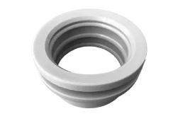 Toilet and floor drain gaskets preventing leaks odors and wastewater seepage