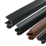 Window frame rubber gaskets providing weatherproof sealing against air water and dust ingress