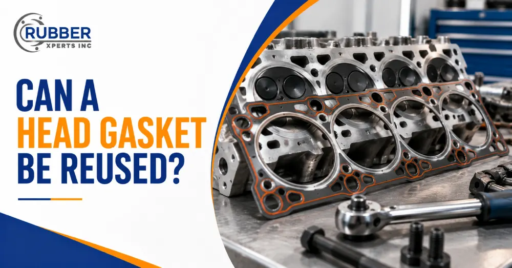 Head gasket showing the sealing surface between engine components